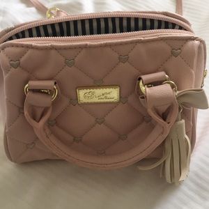 Small baby pink crossbody bag